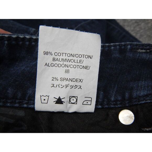 Silver Suki Bootcut Jeans Womens Size 33x30 Blue Dark Wash Denim Mid Rise - Picture 7 of 11